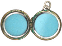 Small Silver Round Locket