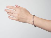 18ct White Gold & Diamond Tourbillon Bracelet by Fred, Paris