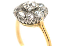 Edwardian 18ct Gold, Diamond Cluster Ring