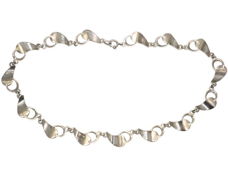 Art Deco Siver & Marcasite Necklace by Theodor Fahrner
