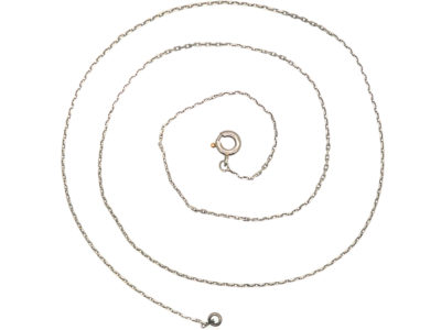 Edwardian Fine Platinum Chain