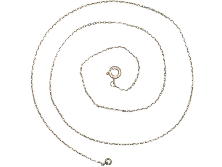 Edwardian Fine Platinum Chain