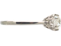 18ct White Gold Three Stone Diamond Ring