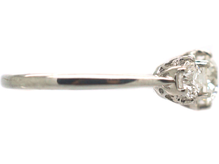 18ct White Gold Three Stone Diamond Ring
