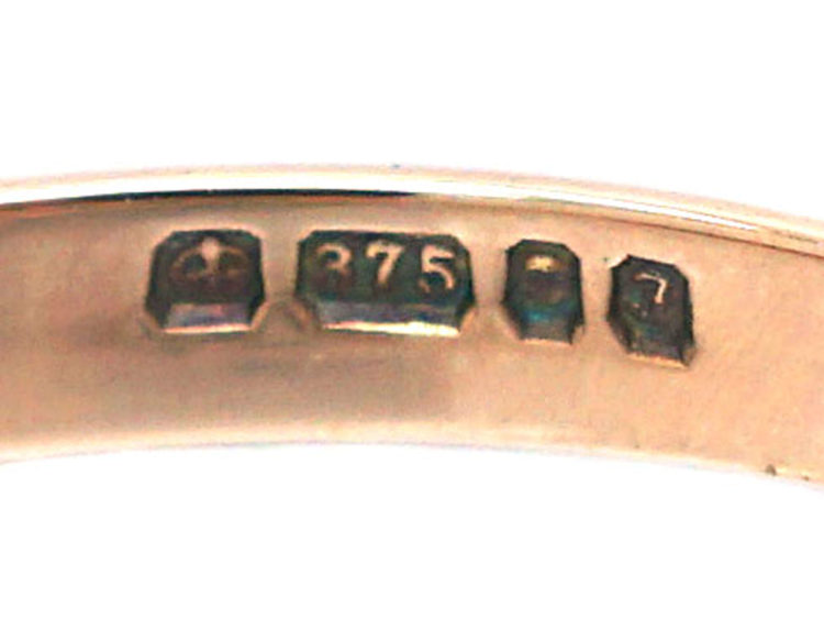 Edwardian 9ct Gold & Moonstone Ring