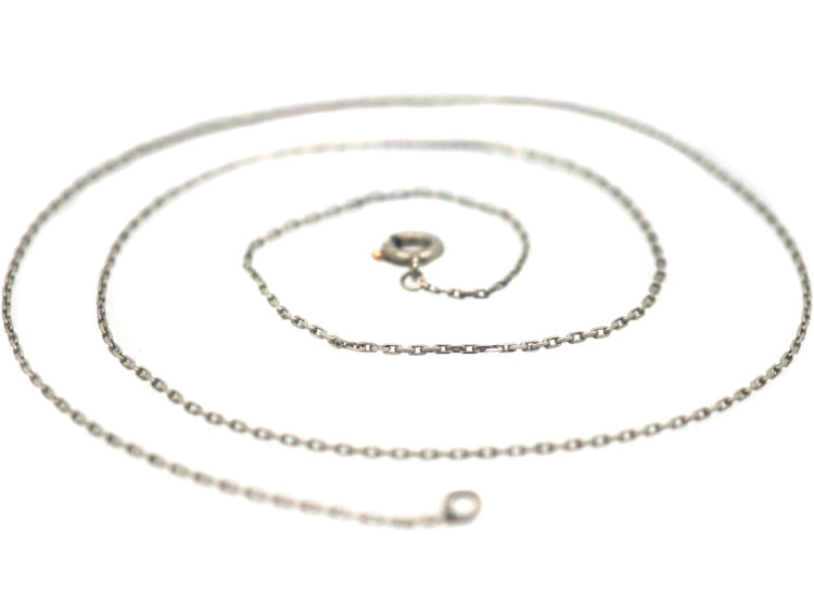 Edwardian Fine Platinum Chain