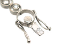 18ct White Gold & Diamond Tourbillon Bracelet by Fred, Paris