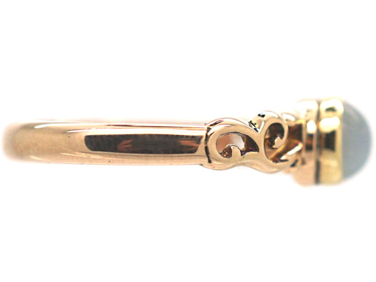 Edwardian 9ct Gold & Moonstone Ring
