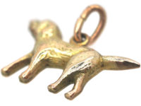Edwardian 9ct Gold Spaniel Charm