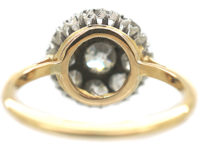 Edwardian 18ct Gold, Diamond Cluster Ring