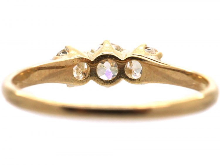 18ct Gold Three Stone Diamond Ring