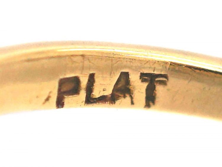 Early 20th Century 18ct Gold & Platinum, Five Stone Diamond Ring