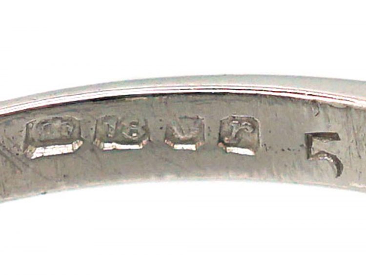 18ct White Gold Half Eternity Diamond Ring