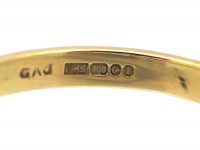 18ct Gold, Sapphire & Diamond Three Stone Ring