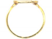 Victorian 18ct Gold Ring with Pense a Moi Motif