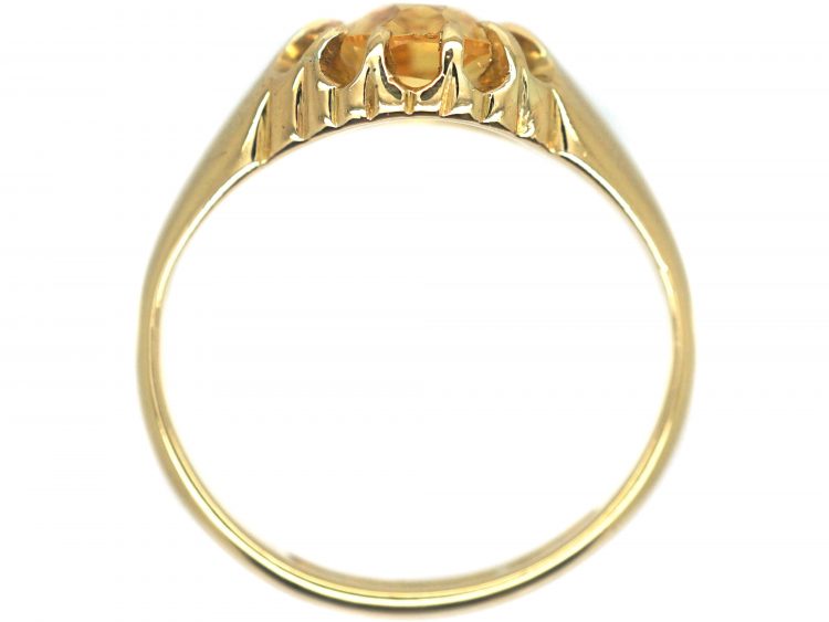 Victorian 18ct Gold & Topaz Ring