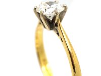 18ct Gold One Carat Diamond Solitaire Ring