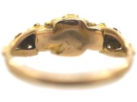 Regency 15ct Gold, Emerald & Diamond Ring