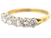 18ct Gold, Six Stone Diamond Ring