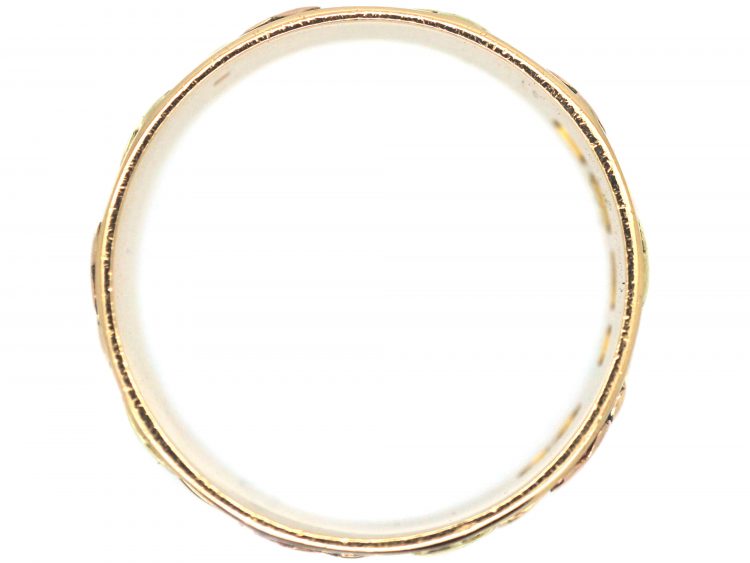 18ct Three Colour Gold Ring by Deakin & Frances