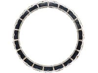 Art Deco French 18ct White Gold & Diamond Eternity Ring