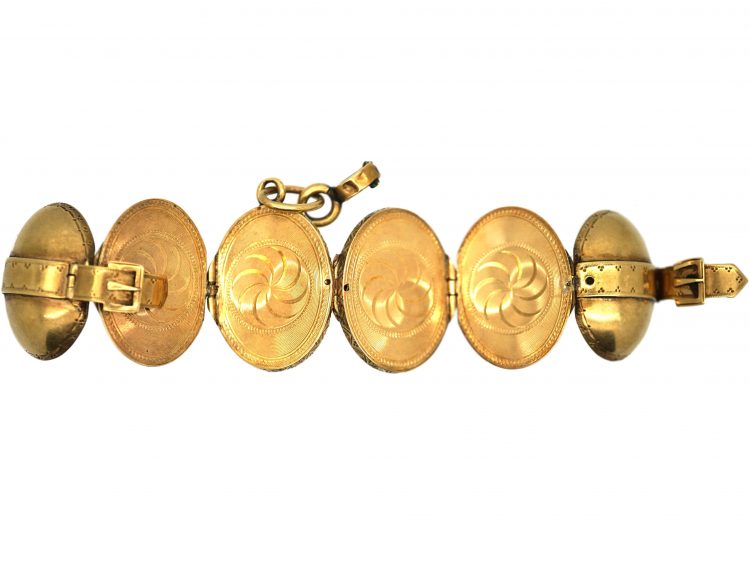 Victorian 15ct Gold Locket with Six Compartments for Photographs
