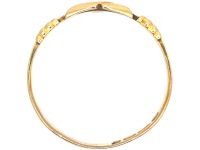 Victorian 18ct Gold Kiss Ring Set With a Diamond