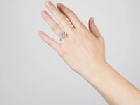 Early 20th Century 18ct Gold Diamond Daisy Cluster Ring