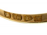 Edwardian 18ct Gold Five Stone Opal Ring