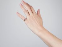 9ct Gold Ruby & Diamond Oval Cluster Ring