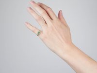 Regency 15ct Gold, Emerald & Diamond Ring