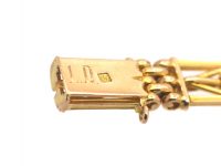Edwardian 15ct Gold Gate Bracelet