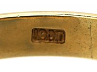 Edwardian 18ct Gold Double Heart Ring