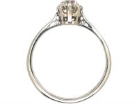 Art Deco Platinum & Diamond Solitaire Ring