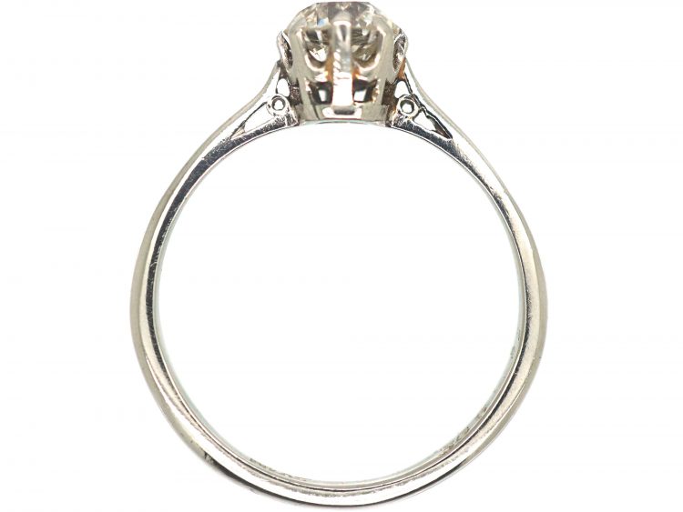 Art Deco Platinum & Diamond Solitaire Ring