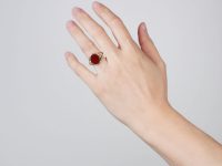 Victorian 9ct Gold & Carnelian Signet Ring