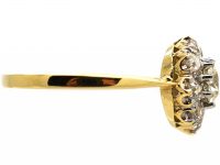 Early 20th Century 18ct Gold Diamond Daisy Cluster Ring