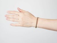 Victorian 9ct Gold Woven Design Bangle