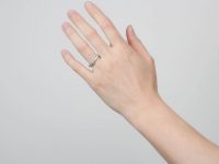 Art Deco French 18ct White Gold & Diamond Eternity Ring