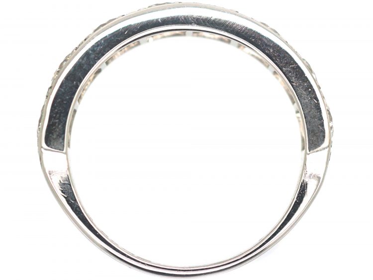 18ct White Gold Half Eternity Diamond Ring