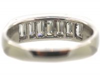 Art Deco 18ct White Gold & Baguette Diamond Ring