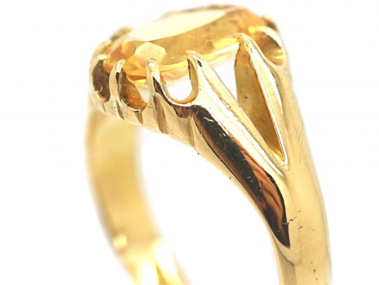 Victorian 18ct Gold & Topaz Ring