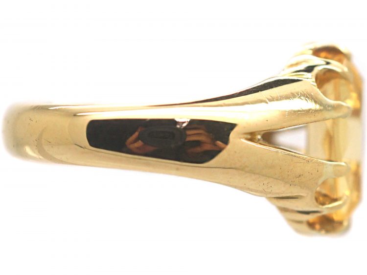 Victorian 18ct Gold & Topaz Ring