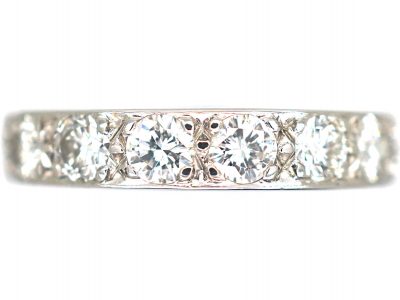 18ct White Gold Half Eternity Diamond Ring