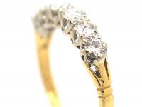 18ct Gold, Six Stone Diamond Ring
