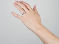 Edwardian 18ct Gold & Platinum Diamond Cluster Ring