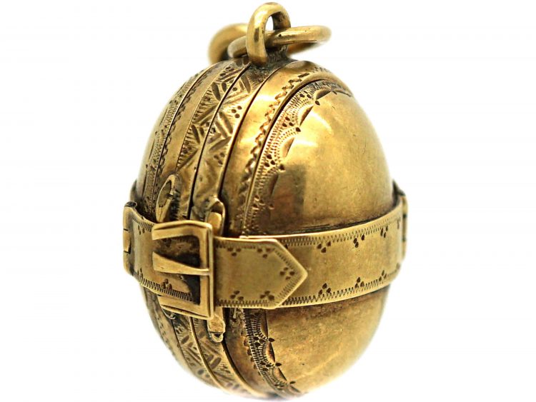 Victorian 15ct Gold Locket with Six Compartments for Photographs