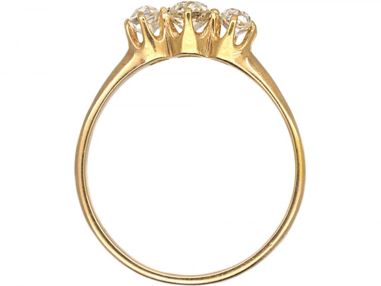 18ct Gold Three Stone Diamond Ring