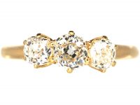 18ct Gold Three Stone Diamond Ring