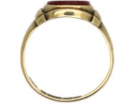 Victorian 9ct Gold & Carnelian Signet Ring